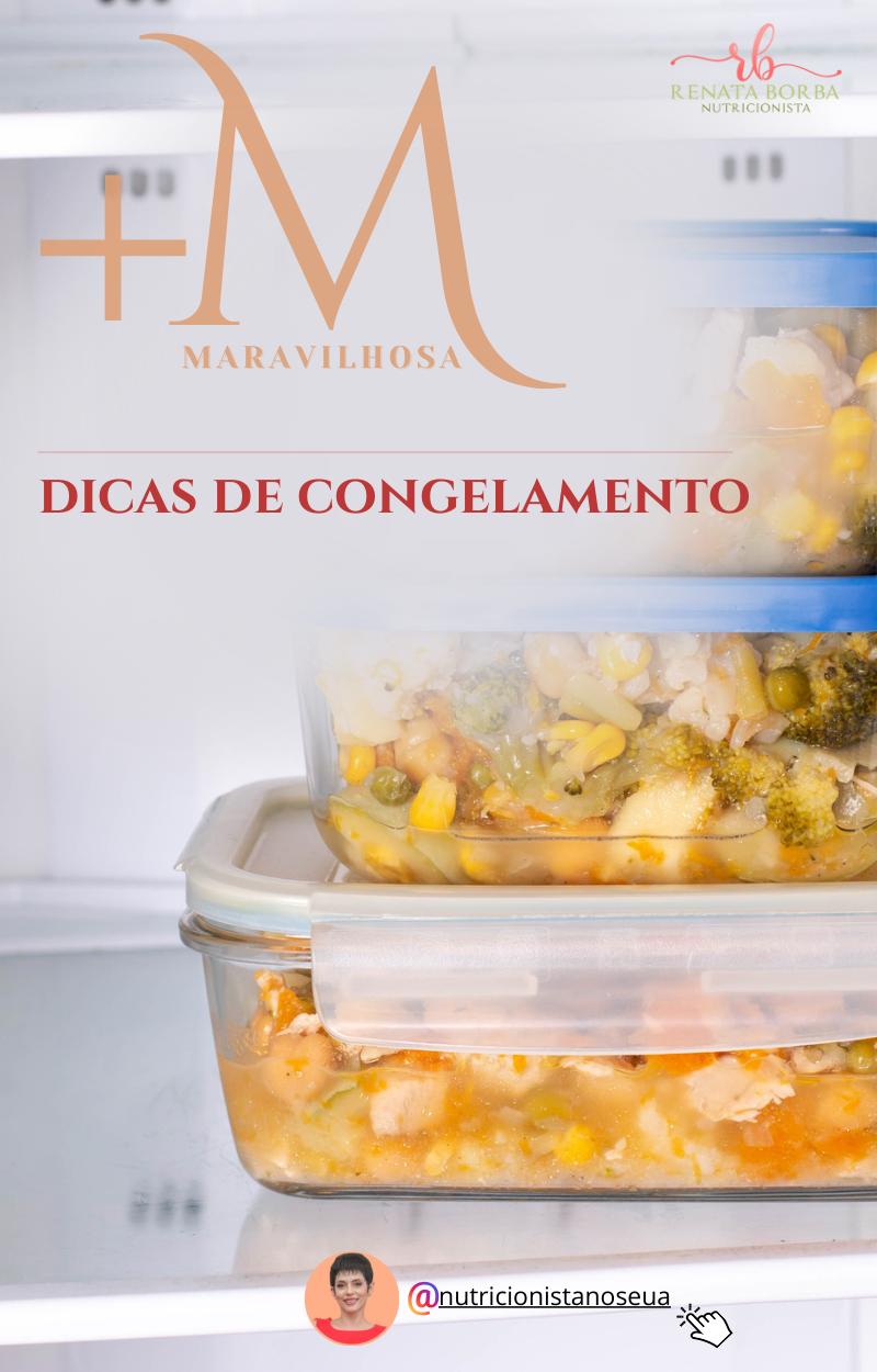 Dicas de congelamento